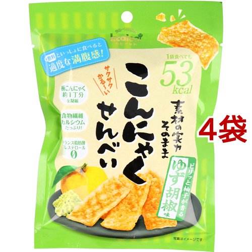 カルイット こんにゃくせんべい ゆず胡椒味 15g 4袋セット ダイエットフード その他 の通販はau Pay マーケット 爽快ドラッグ