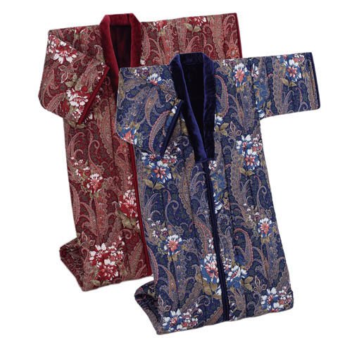 遠赤綿入り暖かボアかいまき布団 足ポケット付き 2色組 ワイン+ネイビー(04346)(1セット)[掛け布団]の通販は