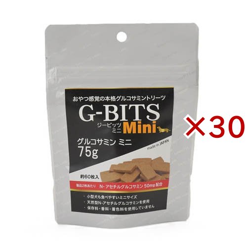 ジービッツグルコサミンミニ(75g×30セット)[犬のおやつ・サプリメント]