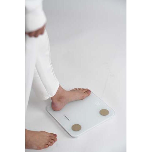MIRROR FIT. スマート体組成計 ホワイト MFSS4-WHITE(1台)[体重計]_3