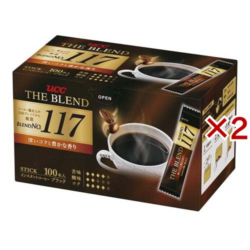 UCC ザ・ブレンド 117 スティック(100本入×2セット(1本2g))[スティックコーヒー]