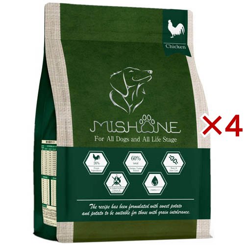 ミシュワンFAVEONE チキン ドライフード 2kg×4袋 ミシュワン フェイヴワン 全犬種用ドッグフード チキン(2kg×4セット