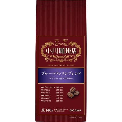 小川珈琲店 ブルーマウンテンブレンド 豆(140g)[レギュラーコーヒー]