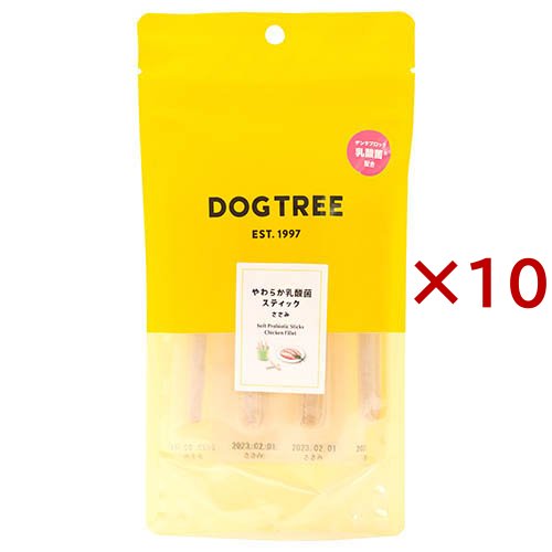 ドッグツリー やわらか乳酸菌スティック ささみ 犬おやつ(6本入×10セット)[犬のおやつ・サプリメント]