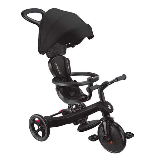 GLOBBER エクスプローラー トライク 4in1 ベビーカーJP PKG ブラック(1台)[自転車(ベビー玩具・赤ちゃんおもちゃ)]
