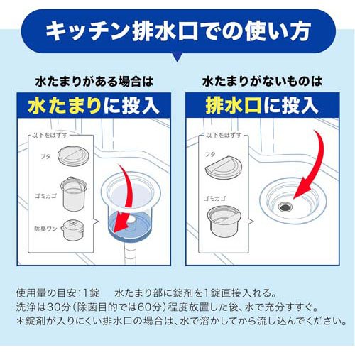 小林製薬のかんたん洗浄丸(20錠*54セット)[洗浄剤 排水口(ヌメリとり)]_4