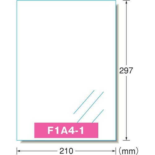 エーワン PPC コピー ラベル つや消し フィルム 透明 1面 ノーカット 27003(100シート入×2セット)[事務用品]_1