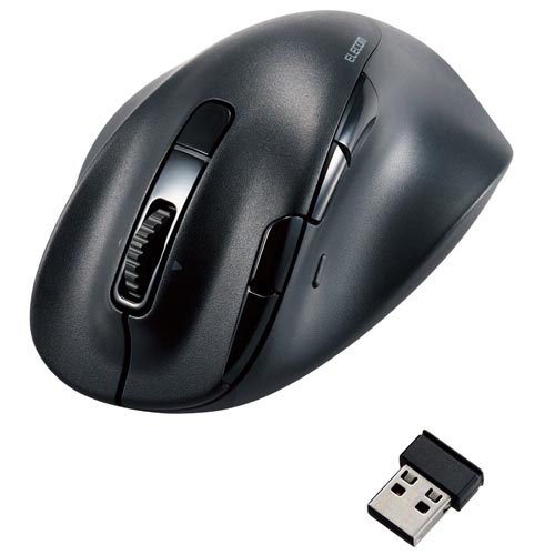 エレコム 静音Bluetoothマウス Mサイズ 8ボタン ブラック(1個)[情報家電　その他]の通販は