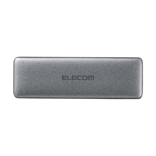 エレコム 外付け SSD 250GB 超小型 直挿し USB 3.2 Gen2x2 高速データ転送 グレー(1個)[情報家電　その他]