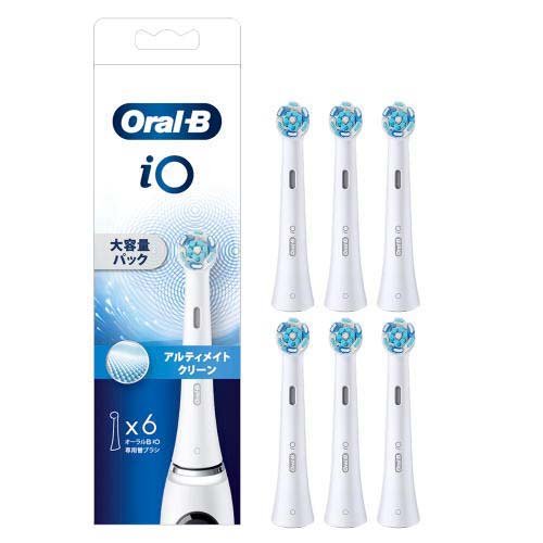 ブラウン iO専用 替えブラシ アルティメイトクリーン ホワイト IORBCW-6EL(6本入)[電動歯ブラシ替えブラシ]の通販は