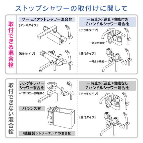 カクダイ 浄水ストップシャワーヘッド GA-FC027 塩素除去カートリッジ付(1セット)[シャワーヘッド]_12