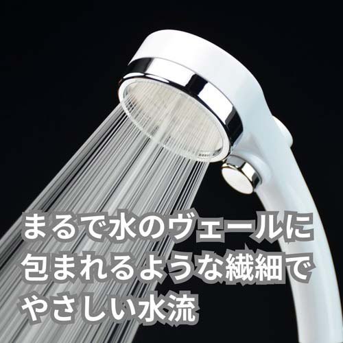 カクダイ 浄水ストップシャワーヘッド GA-FC027 塩素除去カートリッジ付(1セット)[シャワーヘッド]_8