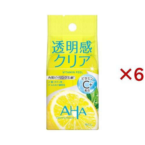 クレンジングリサーチ ソープ ビタミン＆ピール(100g×6セット)[洗顔石鹸]