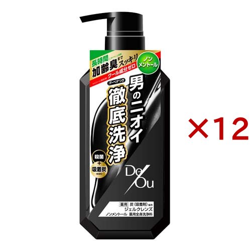 デ・オウ 薬用ジェルクレンズ ノンメントール(520ml×12セット)[ボディソープ]