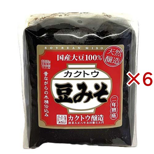カクトウの豆みそ(500g×6セット)[味噌 (みそ)]