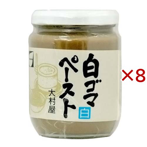 大村屋 白ゴマペースト(210g×8セット)[胡麻(ごま)・豆]