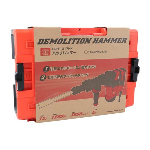 SK11 ハツリハンマー 打撃エネルギー12J ワンタッチチャック SDH-1217HX(1台)[工具]_1