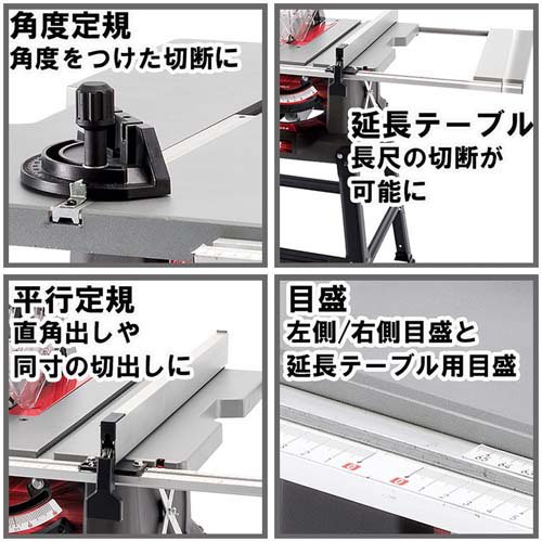 SK11 木工用テーブルソー 255mm STS-255ET(1台)[工具]【公式通販】