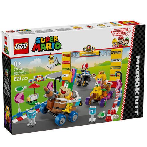 字通 レゴ(LEGO) マリオカート(TM) ベビィピーチ と グランプリ セット