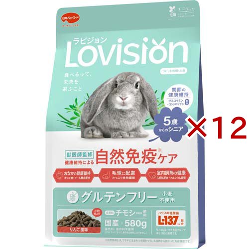 ラビジョン ラビットフード 5歳からのシニア(580g×12セット)[その他用品] 9,963円