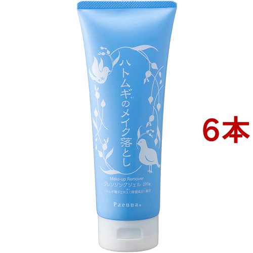 パエンナ ハトムギのメイク落とし(200g*6本セット)[クレンジングフォーム]の通販は