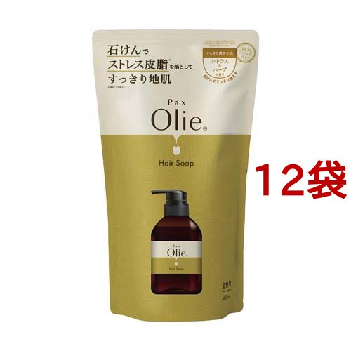 パックスオリー ヘアソープ シトラス＆ハーブ 詰替用(400ml*12袋セット)[シャンプー その他]