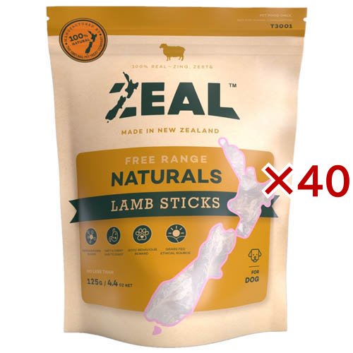 ZEAL 羊ガレット(125g×40セット)[犬のおやつ・サプリメント]