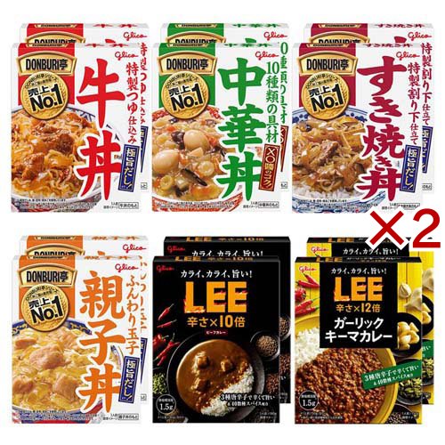 DONBURI亭どんぶり＆LEEカレー アソート(12食入×2セット)[乾物・惣菜 その他]