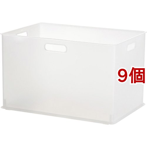 squ+ ナチュラ インボックス L(9個セット)[収納]