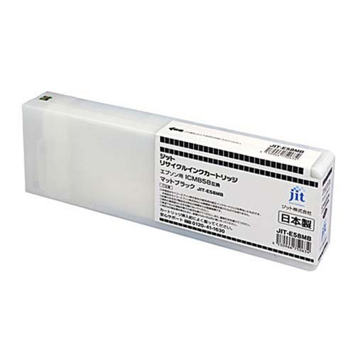 ジット 互換インクカートリッジ エプソン ICMB58 マットブラック JIT-E58MB(1個)[インク]の通販は