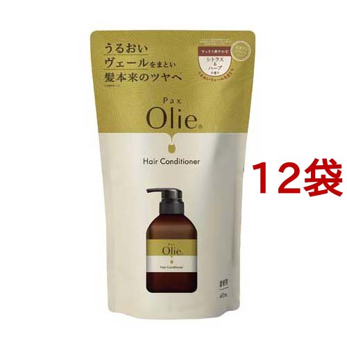 パックスオリー ヘアコンディショナー シトラス＆ハーブ 詰替用(400ml*12袋セット)[リンス・コンディショナー その他]