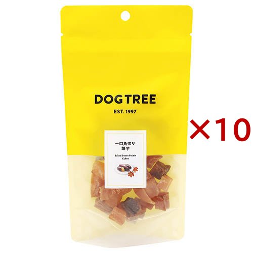 ドッグツリー 一口角切り 焼芋 犬おやつ(70g×10セット)[犬のおやつ・サプリメント]