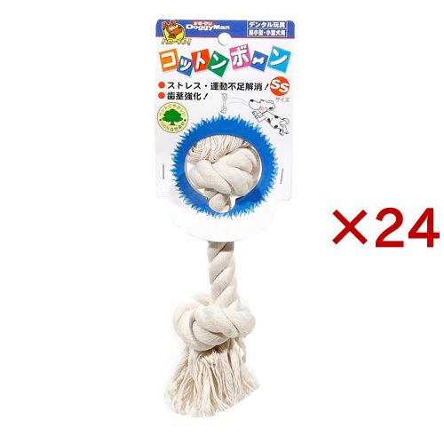 ドギーマン コットンボーン(24セット)[犬のおもちゃ・しつけ]