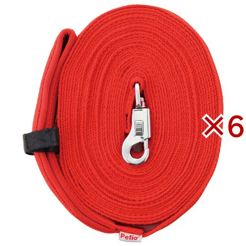 ペティオ ロングリード 20m Mサイズ(6セット)[ペットのお散歩用品・おしゃれ] 9,863円
