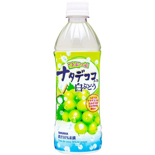 サンガリア つぶつぶナタデココ入り白ぶどう 500ml 24本入 フルーツジュース の通販はau Pay マーケット 爽快ドラッグ