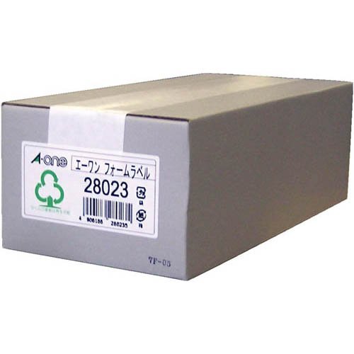 エーワン コンピュータフォームラベル 6面 28023(500折入)[事務用品]の通販は 8,211円