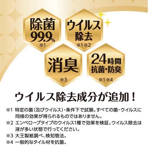 キレキラ！トイレクリーナー 1枚で徹底おそうじシート ハッピーローズ つめかえ用(60枚入×8セット)[トイレ用掃除シート]