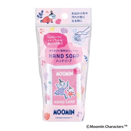 ✨日本激安ネット通販✨ ムーミン ミニハンドソープ 野ばらの庭 携帯用(50ml)[ハンドソープ 詰め替え]