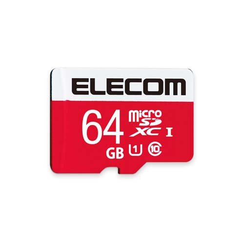 エレコム マイクロSDカード 64GB ニンテンドースイッチ対応 SD変換アダプタ付 防水(1個)[情報家電　その他]