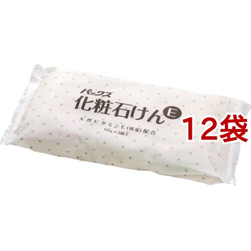 パックス 化粧石けんE(95g*3個入*12袋セット)[洗顔石鹸 敏感肌用]の通販は 5,372円