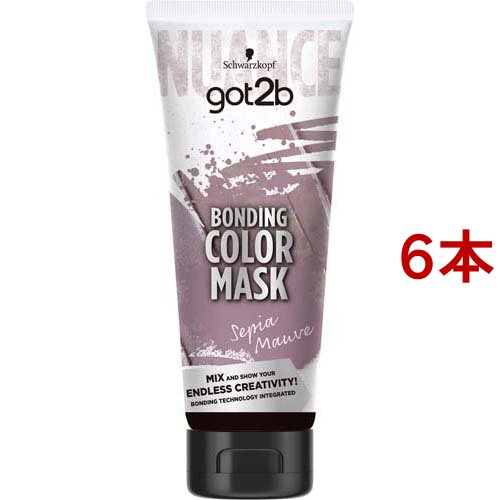 got2b ボンディング・カラーマスク セピアモーブ(180g*6本セット)[女性用ヘアカラー]
