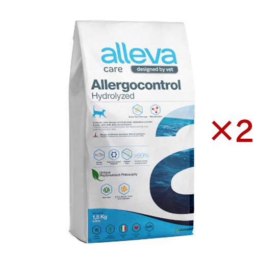 アレヴァケア アレルゲンコントロール・加水分解タンパク 猫用 療法食(1.5kg×2セット)[猫用特別療法食]