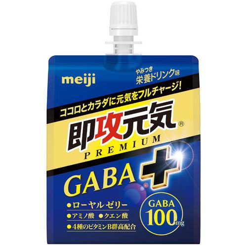 即攻元気ゼリー GABA＋ やみつき栄養ドリンク味 ケース(180g×36個)[ローヤルゼリー]の通販は 8,553円