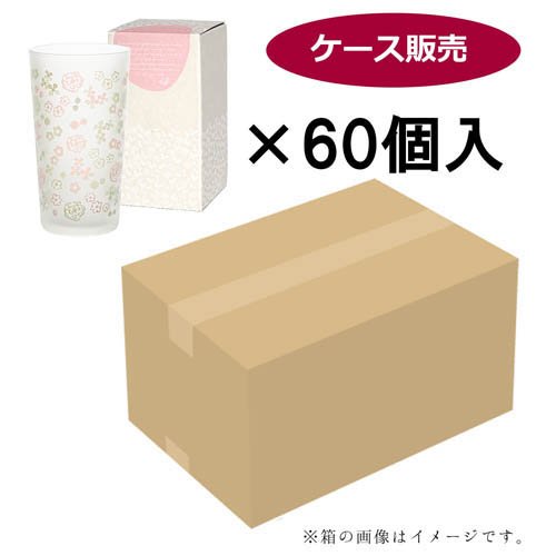グラス hanahana タンブラー 360ml ピンク 食洗器対応 B-00112-601-PK(60個)[食器・カトラリー その他]_1