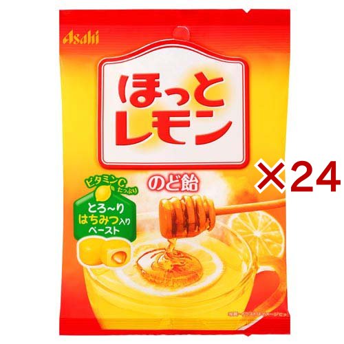 アサヒ ほっとレモンのど飴(6袋×4セット(1袋80g))[飴(あめ)] 5,986円