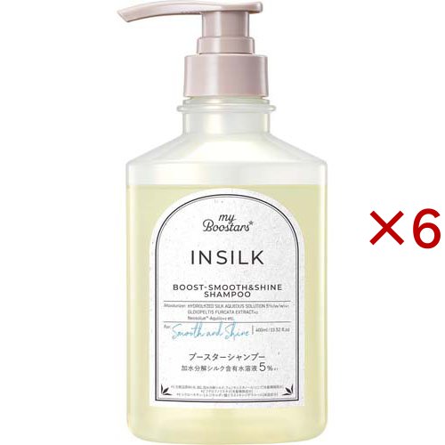マイブースターズ インシルク ブースター シャンプー スムース＆シャイン(400ml×6セット)[シャンプー その他]