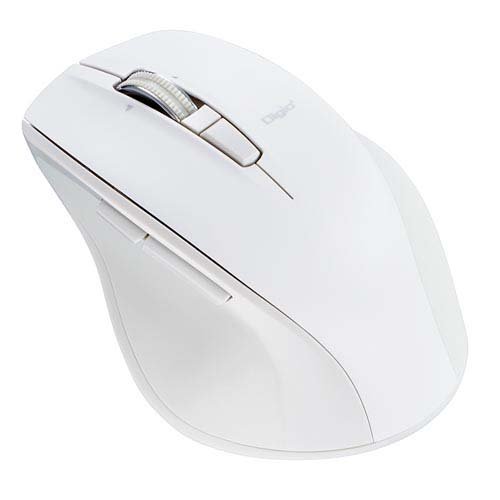 Digio2 Bluetooth 高速スクロール静音マウス 5ボタン／BlueLED MUS-BKF165NWH(1個)[情報家電　その他]の通販は 6,450円