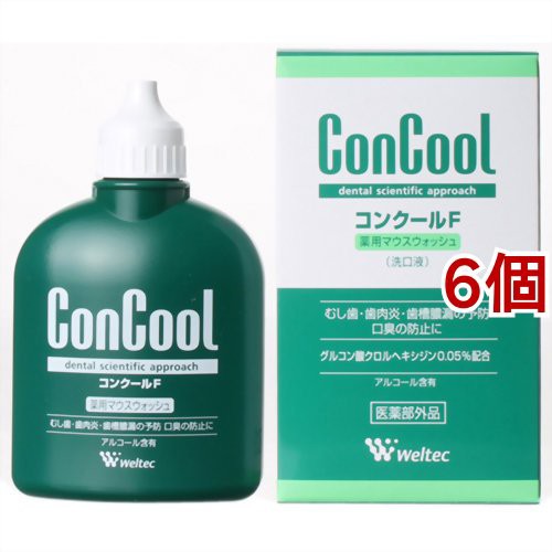 コンクール コンクールF(100ml*6個セット)[歯周病・虫歯予防用マウスウォッシュ]の通販は