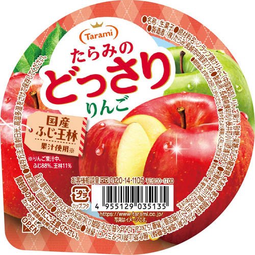 たらみ たらみのどっさり りんご(230g×6個)[ゼリー]の通販はau PAY