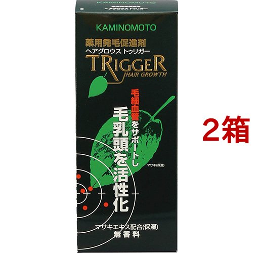 薬用加美乃素 ヘアグロウス トゥリガー 無香料タイプ(180ml*2箱セット)[発毛剤]